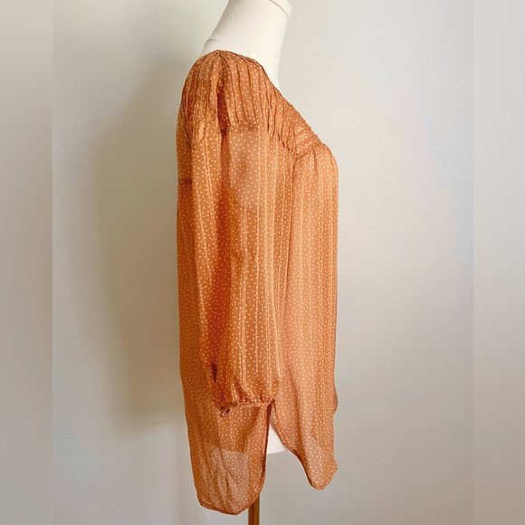 Lauren Conrad Sheer Blouse Size S - Picture 7 of 9